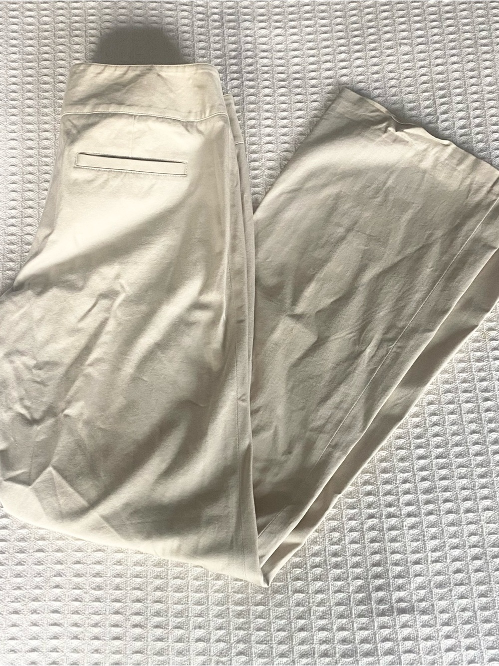 Caslon Beige Wide Leg Trousers size 8